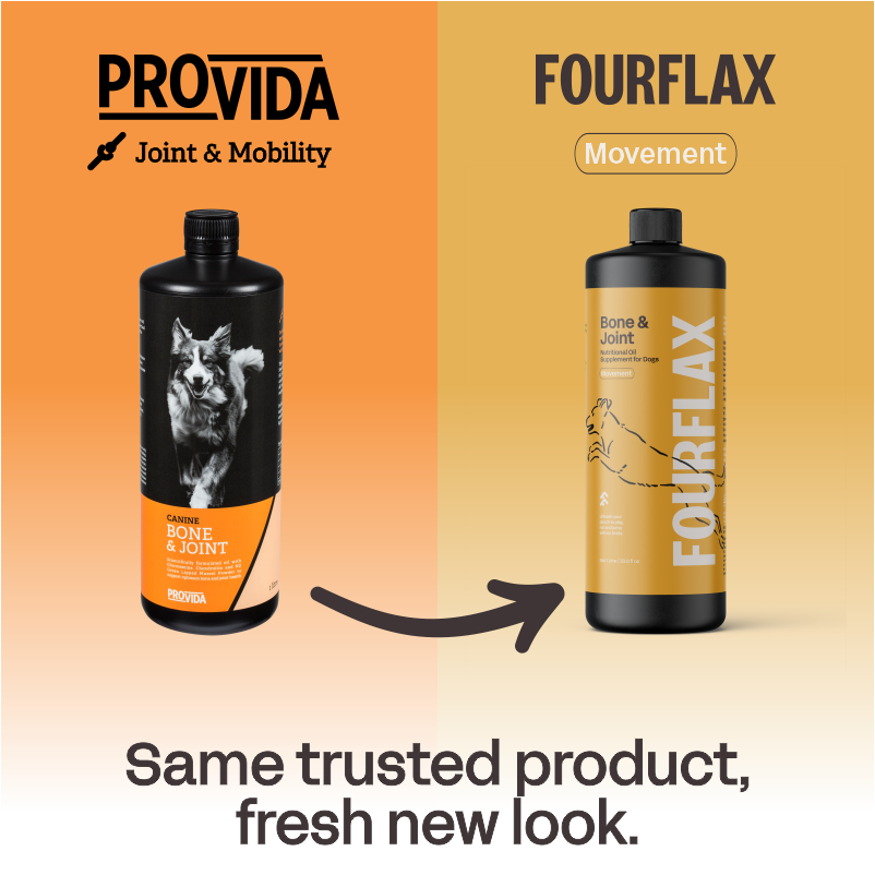 Fourflax Bone Joint Oil for Dogs Horse Supplies NZ