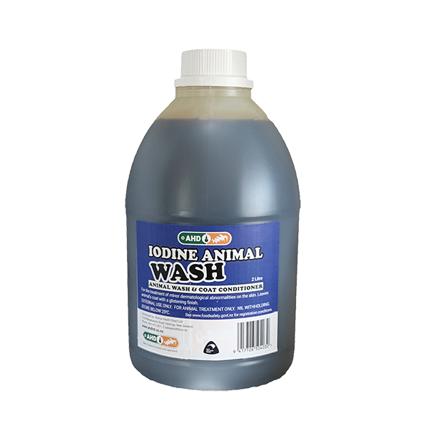 Iodine horse and dog wash