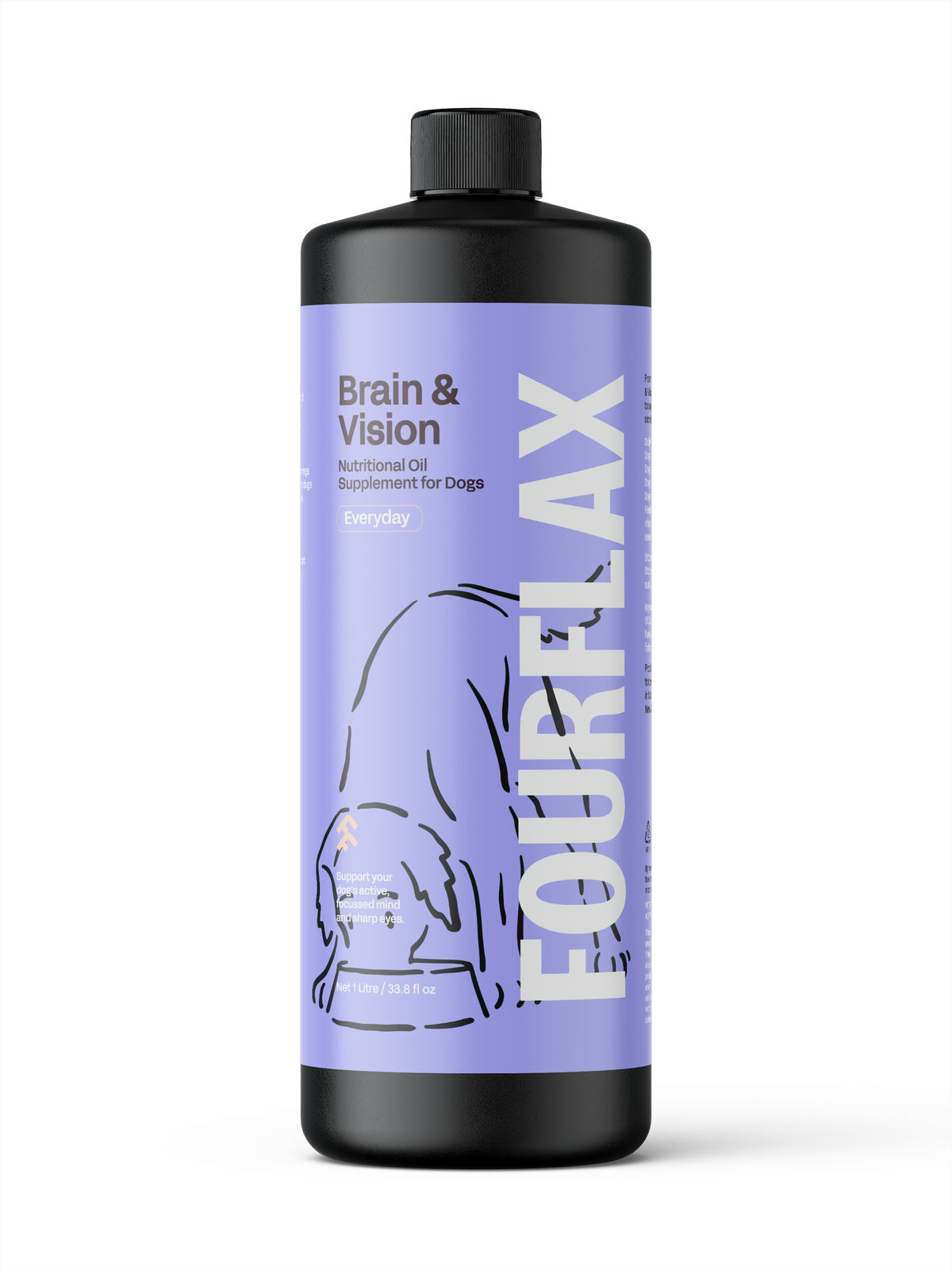 Fourflax Brain & vision with Hoki Fish Oil & Flax Seed Oil