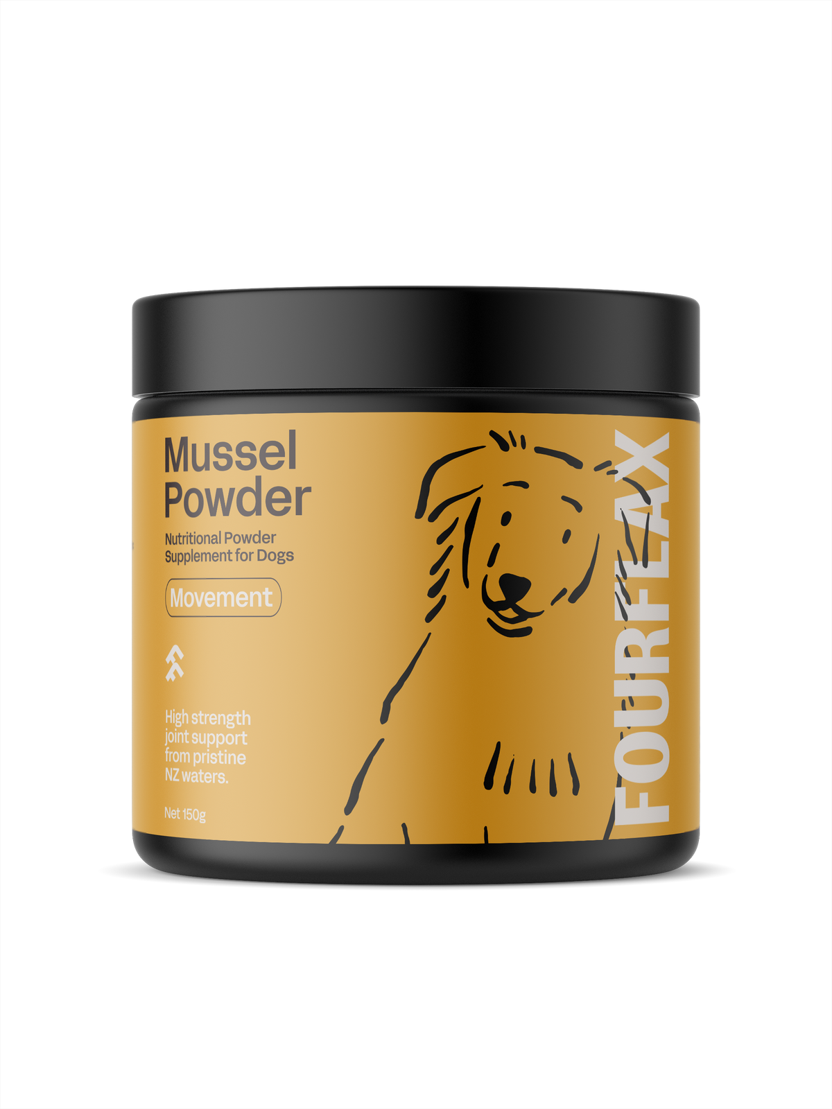Green mussel top powder for dogs