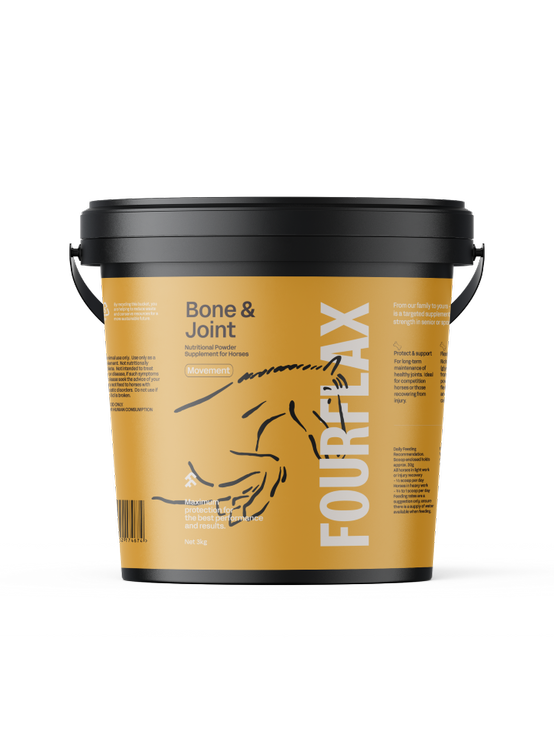 fourflax equine bone and joint powder supplement