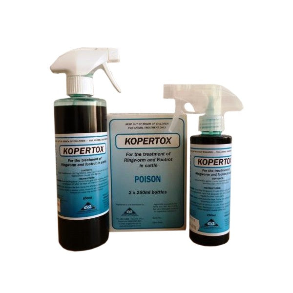 Copper spray for horse hooves, thrush was kopertox