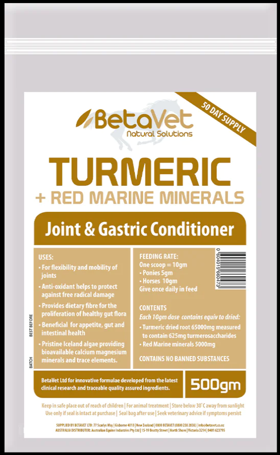 Turmeric and Red Marine Minerals